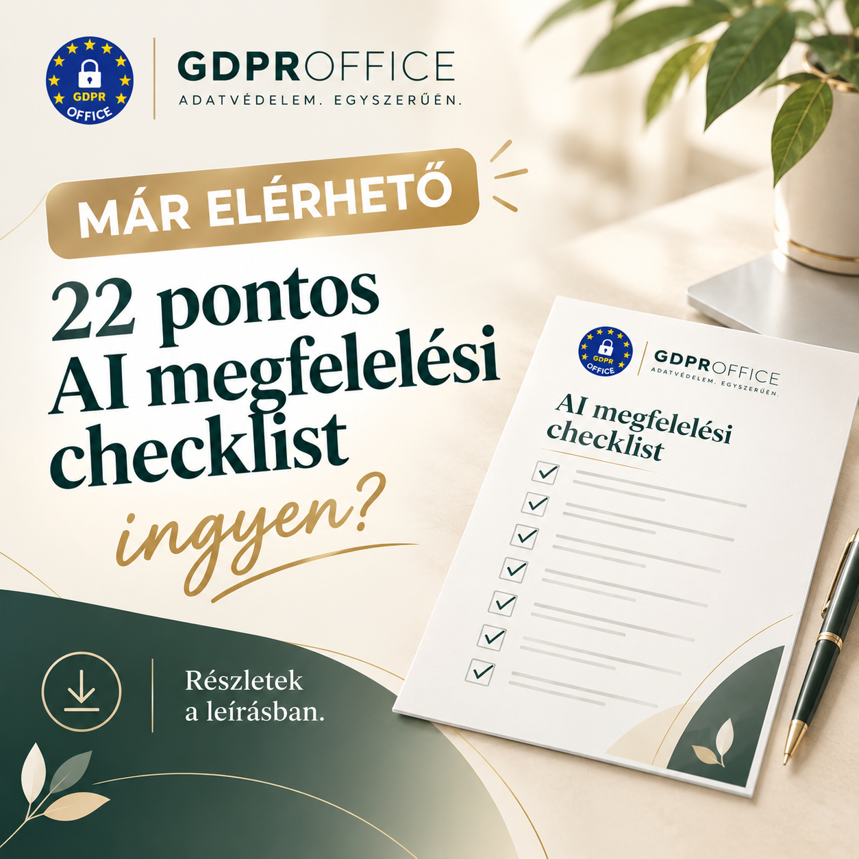 ai cheklist már elérhető